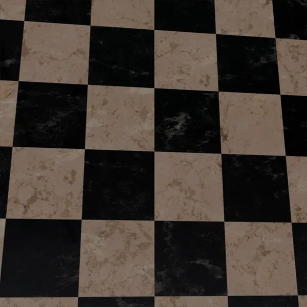 Marble Checker Tile 600